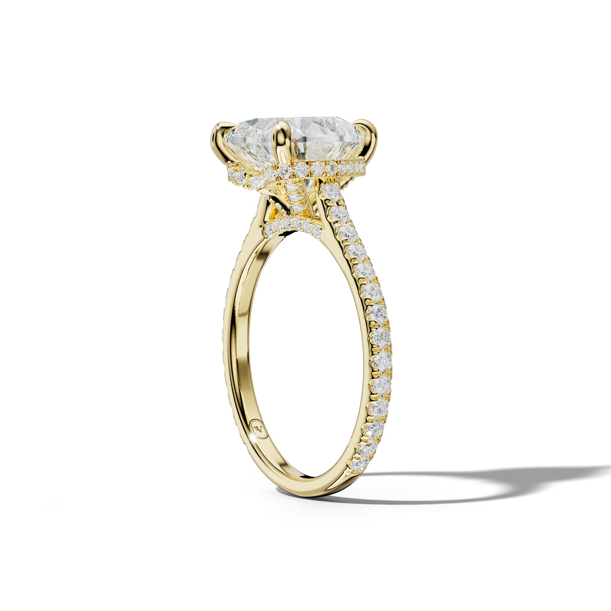 Aria Heart Diamond Engagement Ring