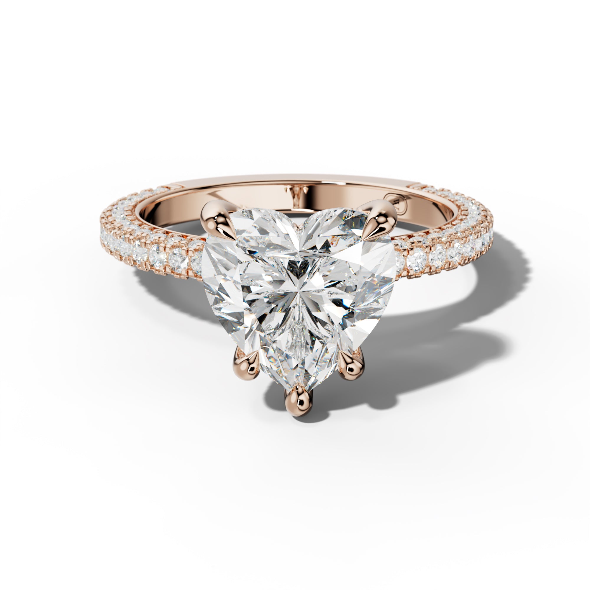 Autumn Heart Diamond Engagement Ring