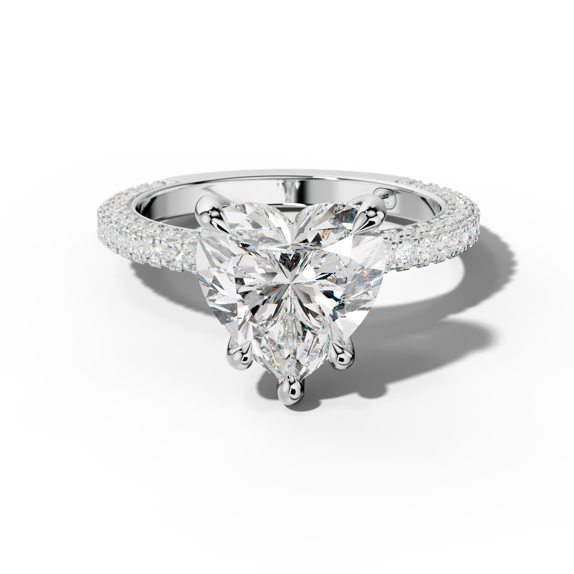 Autumn Heart Diamond Engagement Ring