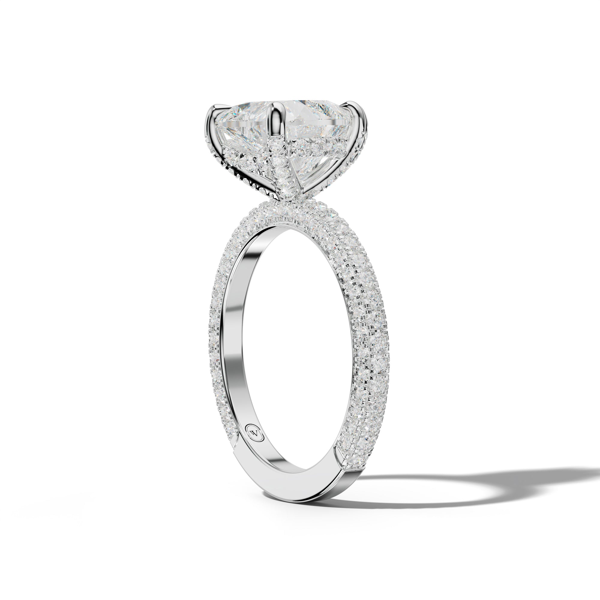 Autumn Heart Diamond Engagement Ring