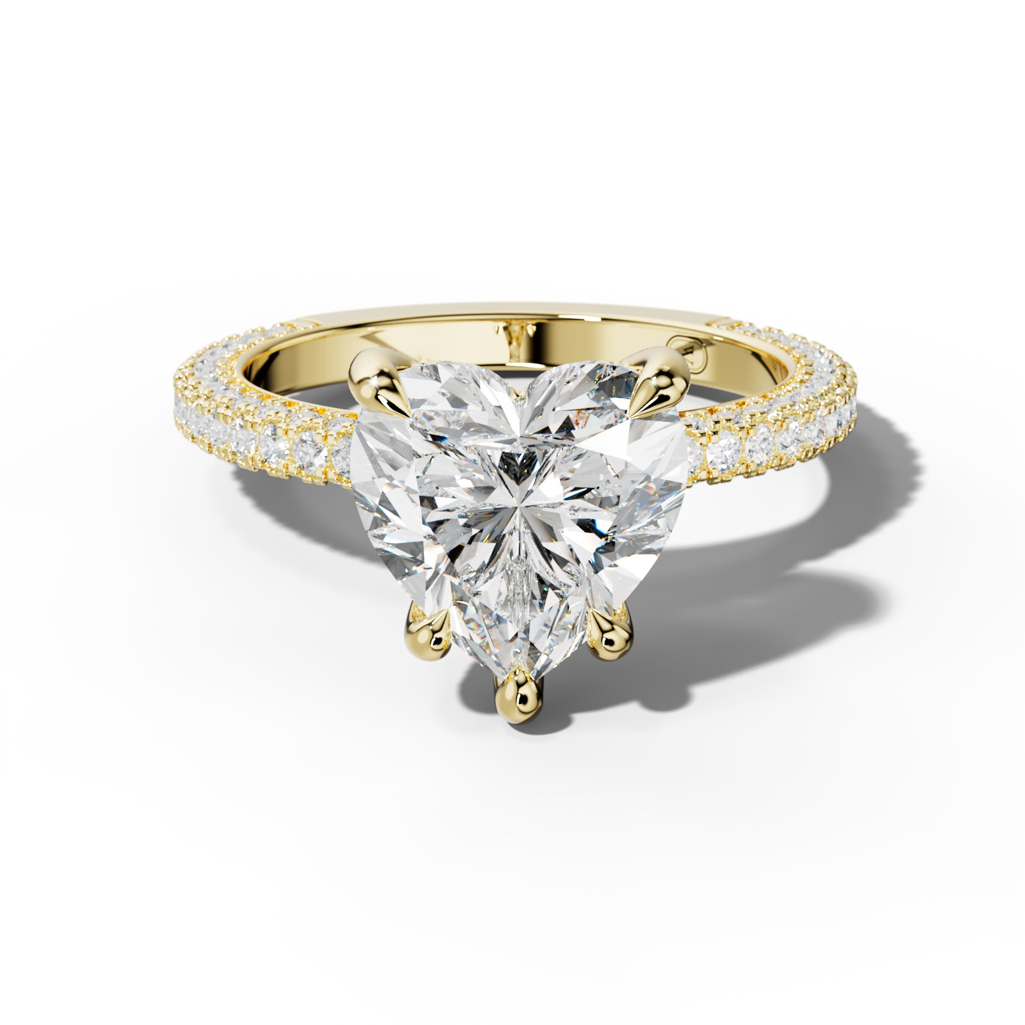 Autumn Heart Diamond Engagement Ring