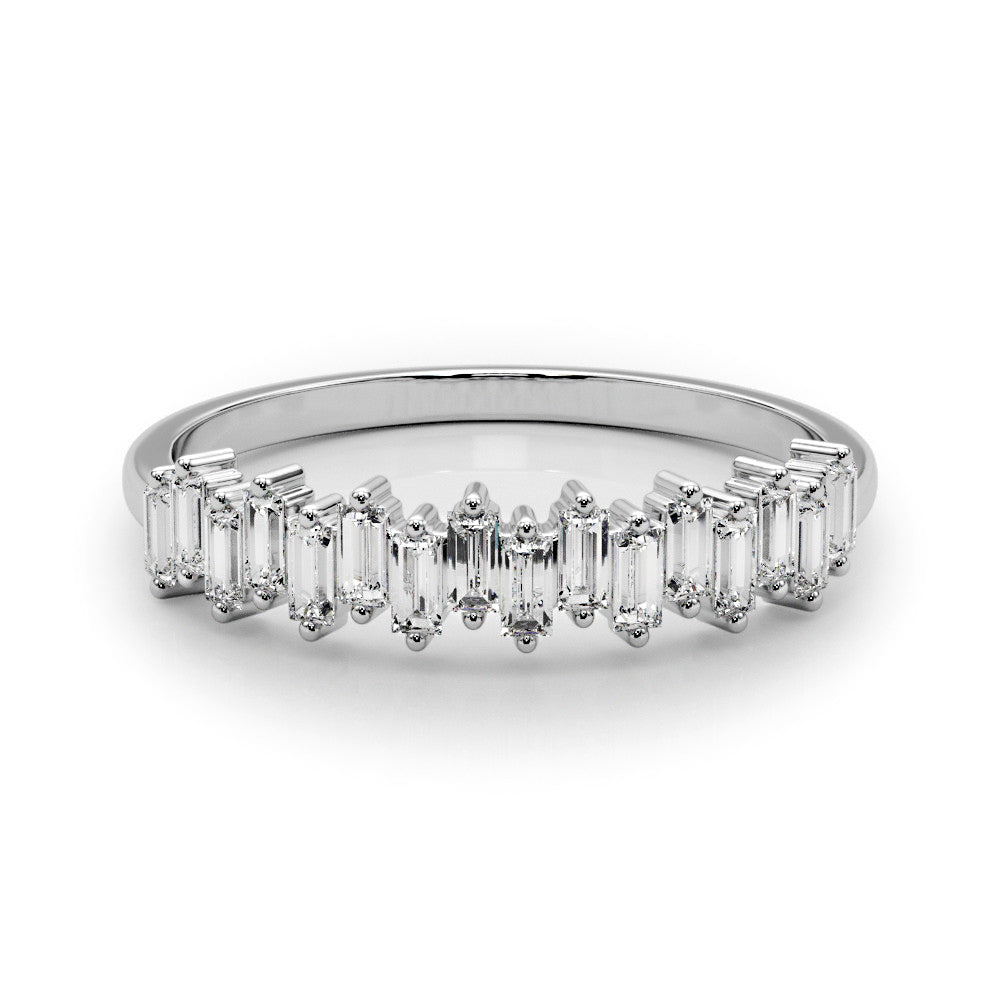 0.50 ct. Baguette Diamond Wedding Ring-VIRABYANI