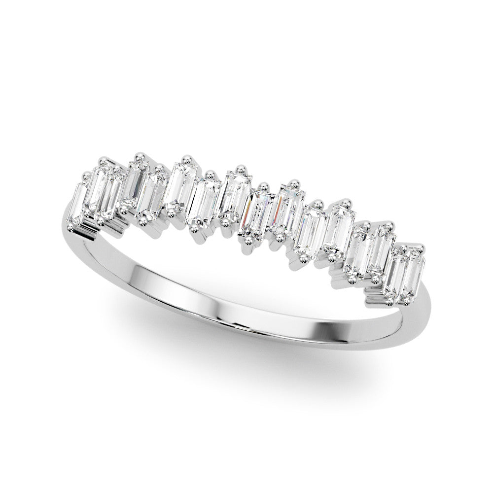 0.50 ct. Baguette Diamond Wedding Ring-VIRABYANI