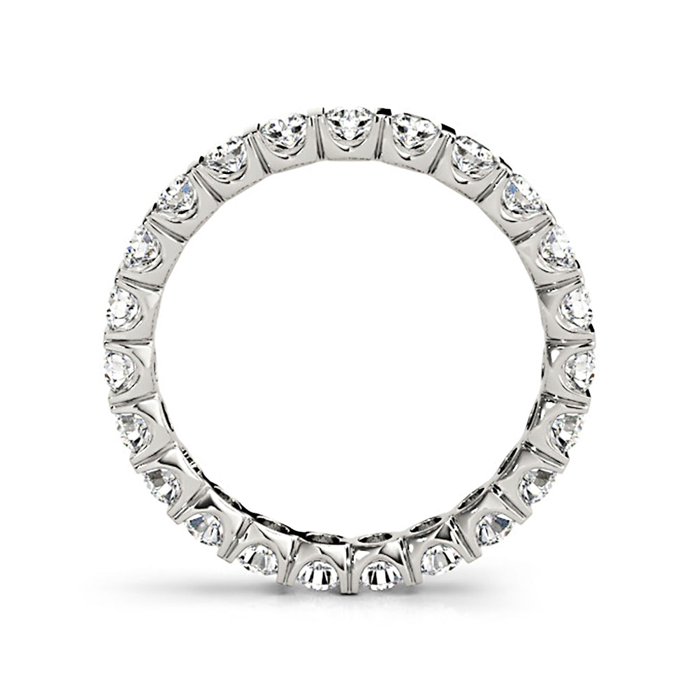 Bar Set 1.0 ct.Round Diamond Eternity Band-VIRABYANI