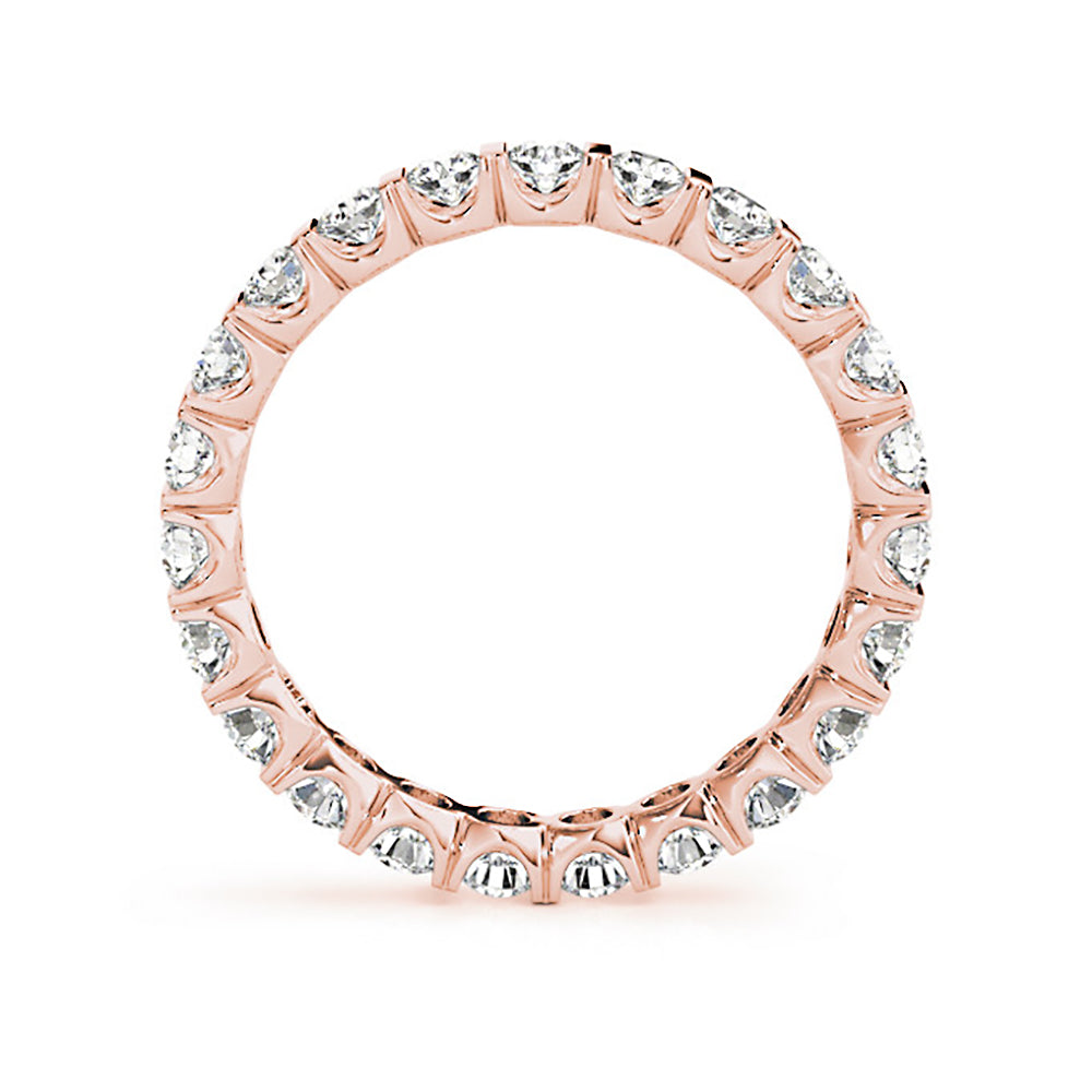 Bar Set 1.0 ct.Round Diamond Eternity Band-VIRABYANI