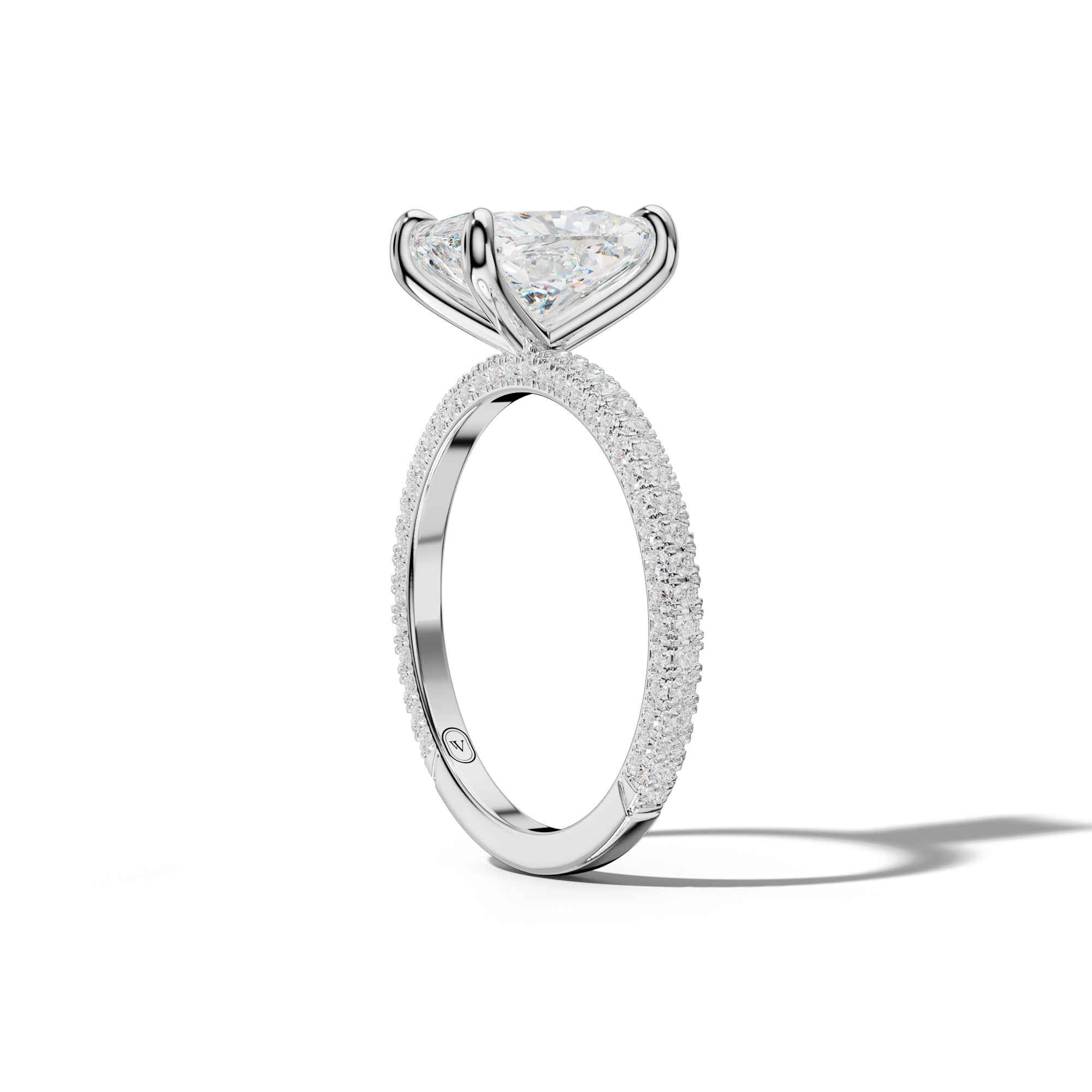 Brooklyn Elongated Cushion Diamond Engagement Ring