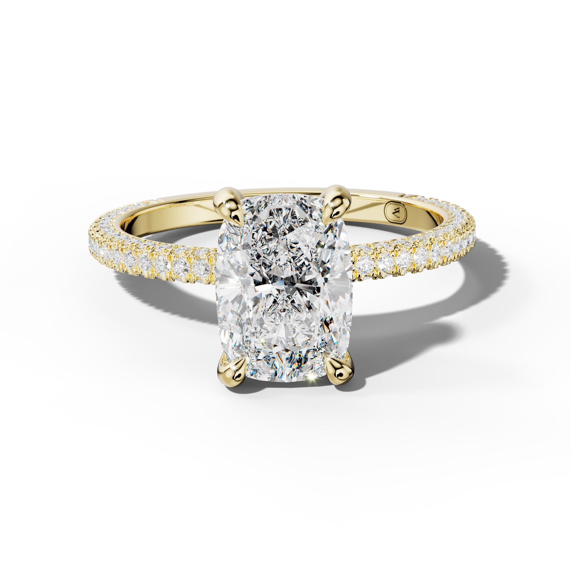 Brooklyn Elongated Cushion Diamond Engagement Ring