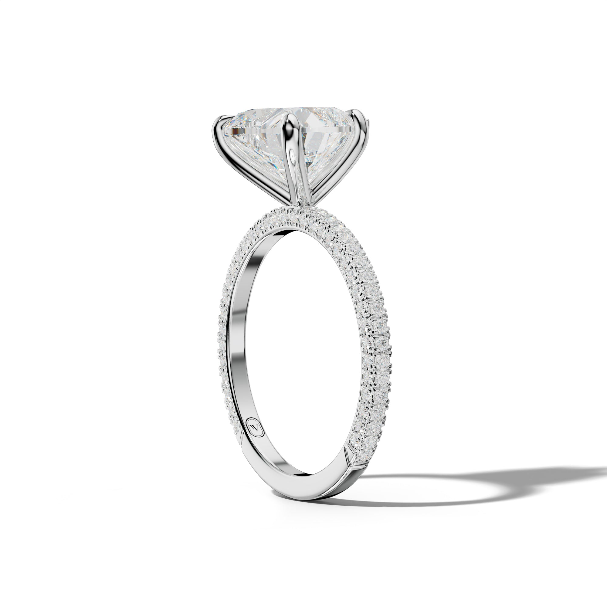 Brooklyn Heart Diamond Engagement Ring