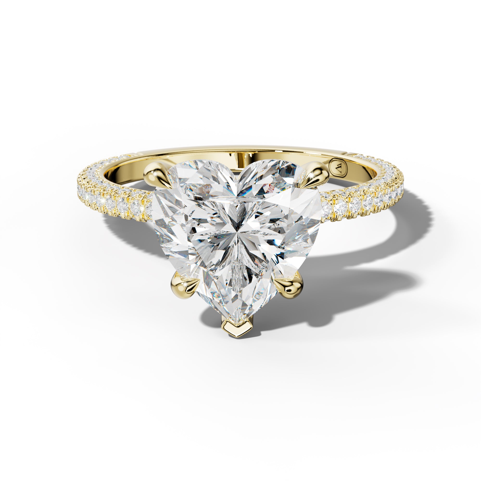 Brooklyn Heart Diamond Engagement Ring