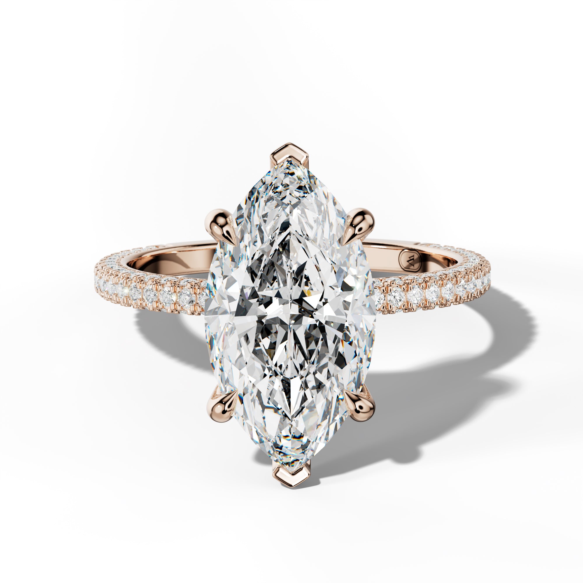 Brooklyn Marquise Diamond Engagement Ring