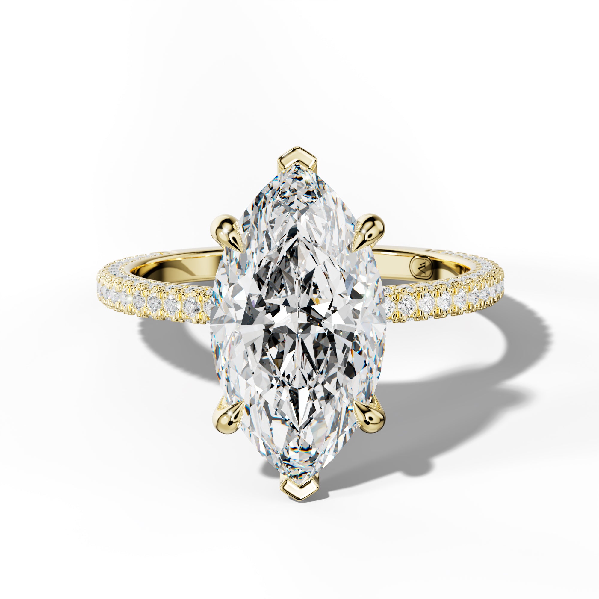 Brooklyn Marquise Diamond Engagement Ring