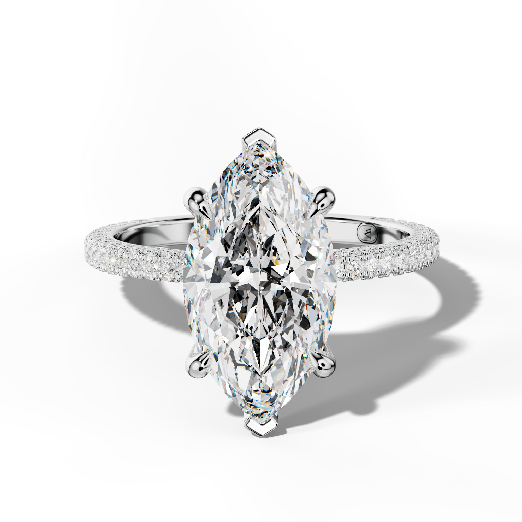 Brooklyn Marquise Diamond Engagement Ring