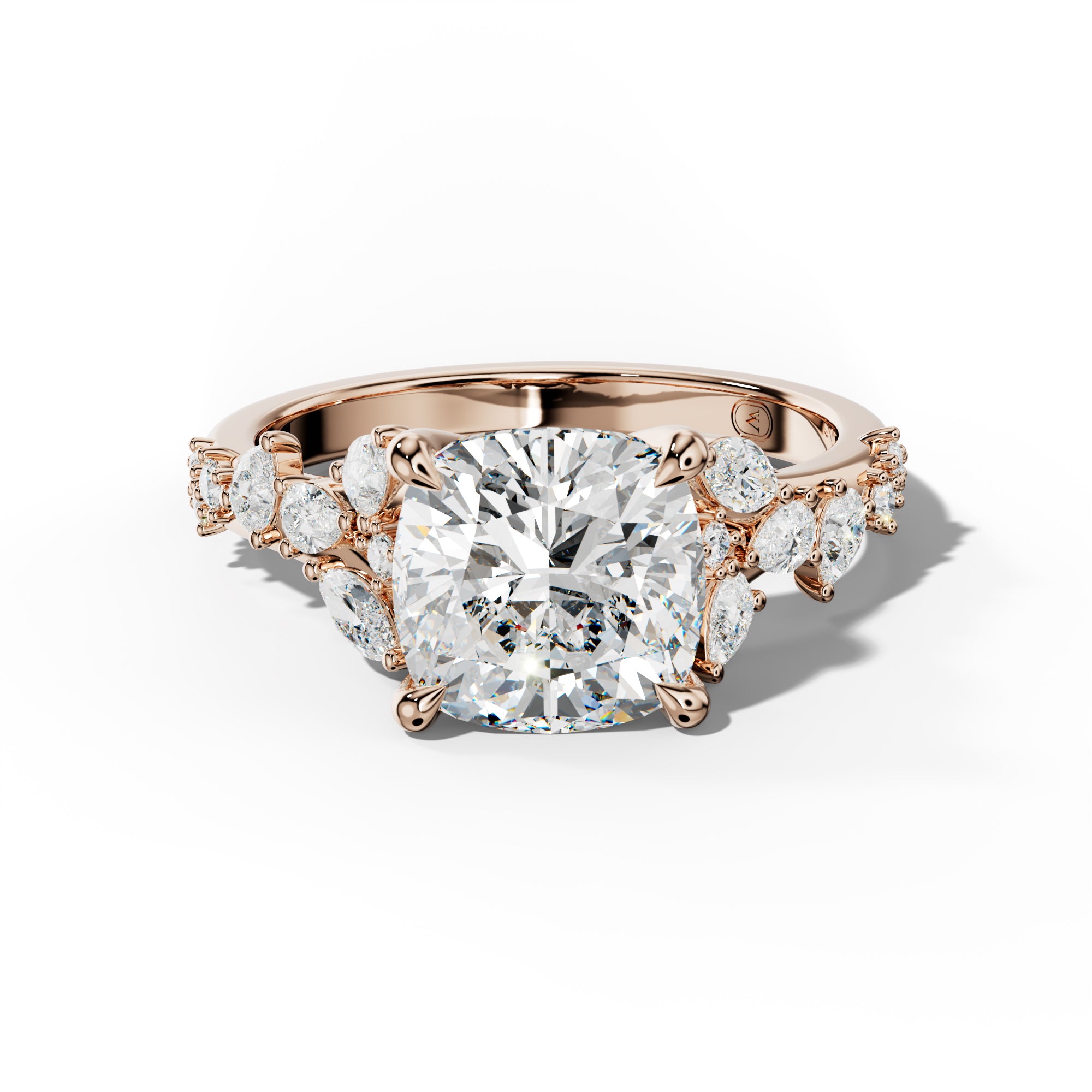 Maggie Cushion Diamond Engagement Ring