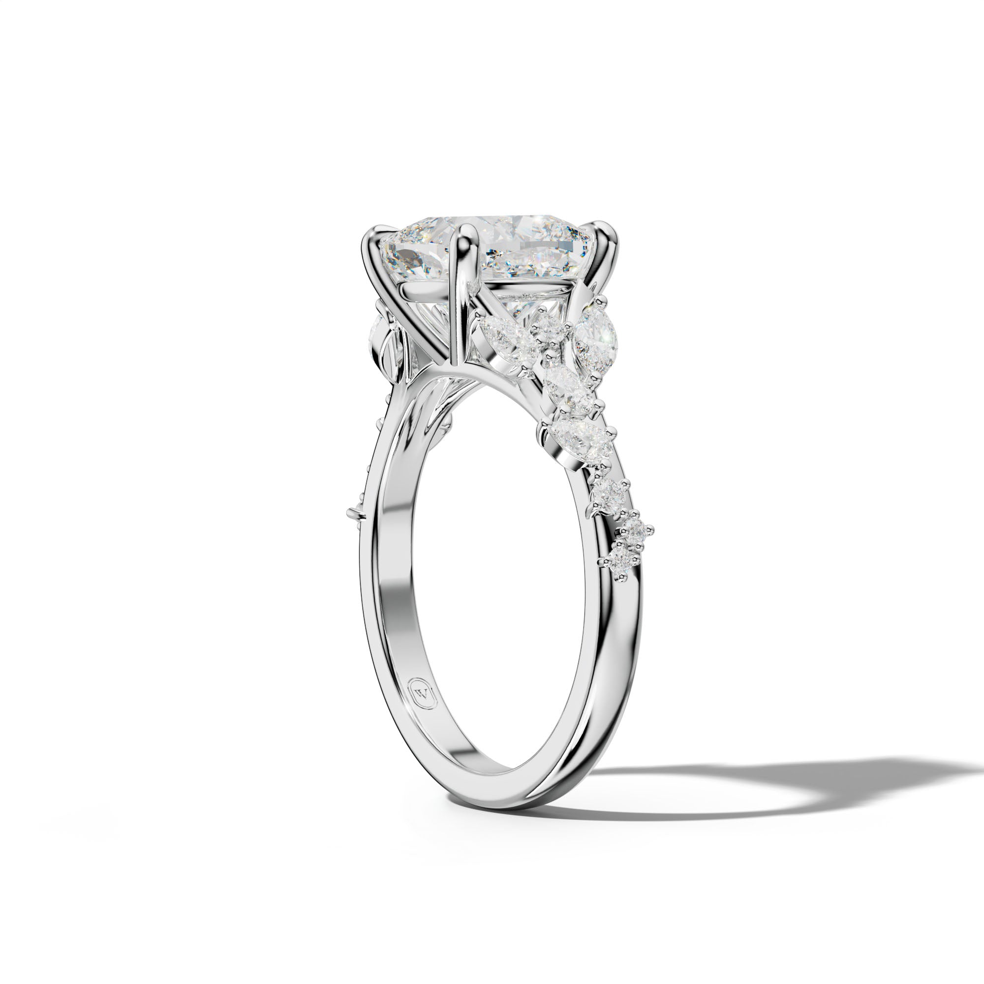 Maggie Cushion Diamond Engagement Ring
