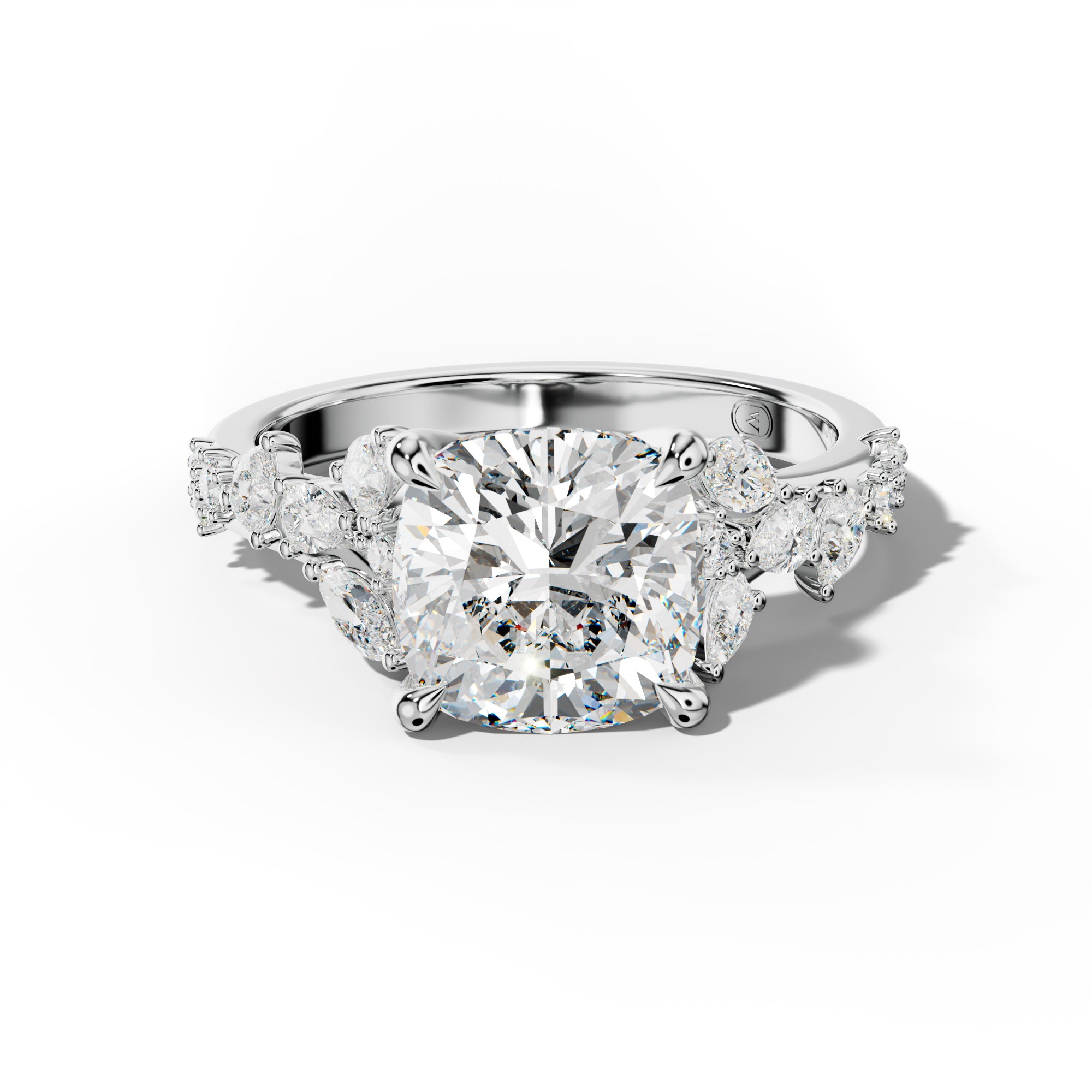 Maggie Cushion Diamond Engagement Ring