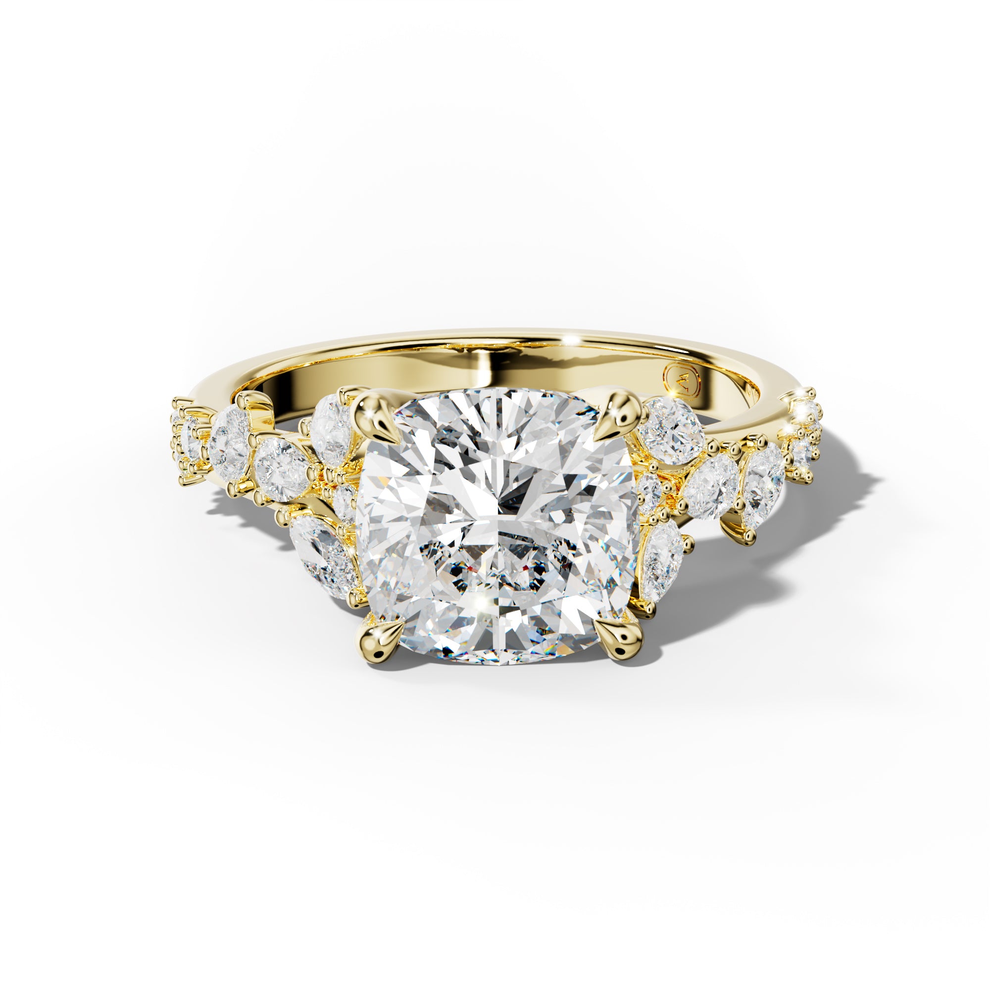 Maggie Cushion Diamond Engagement Ring