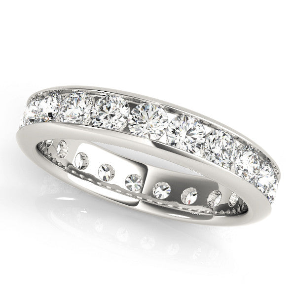 3.70 ct. Round Diamond Eternity Band Channel Set Ring
