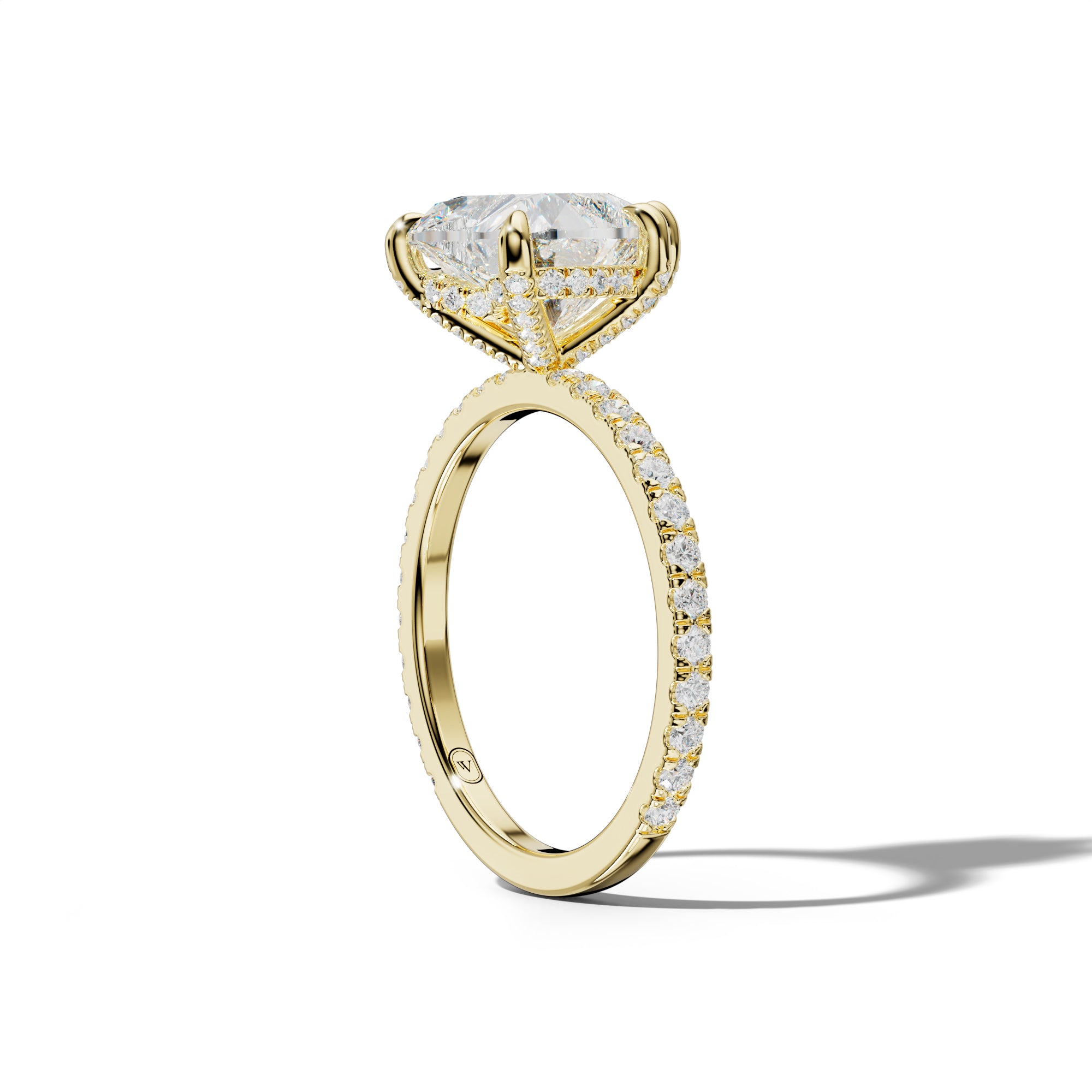 Chloe Heart Diamond Engagement Ring