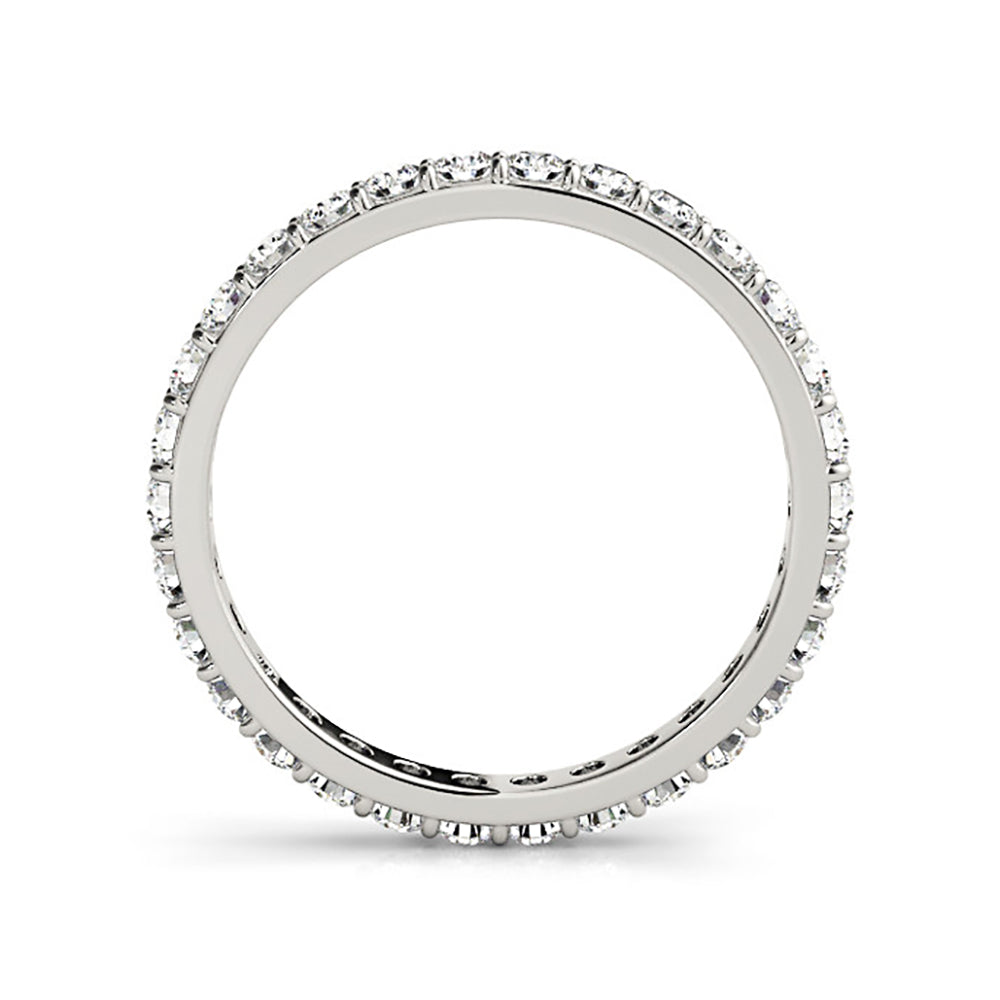 Classic Shared Prong 0.80 ct. Round Diamond Eternity Band-VIRABYANI