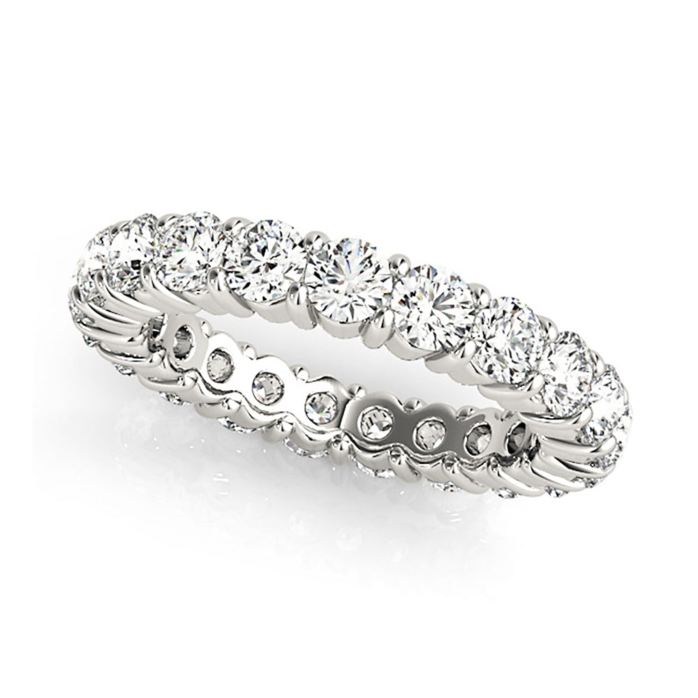 3.0 ct. Round Diamond Eternity Ring-VIRABYANI