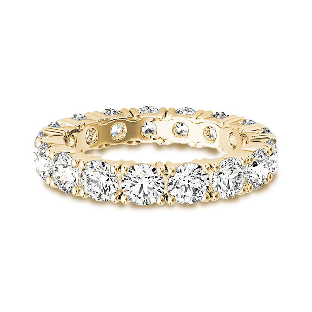 3.0 Carat Round Diamond Eternity Ring-VIRABYANI
