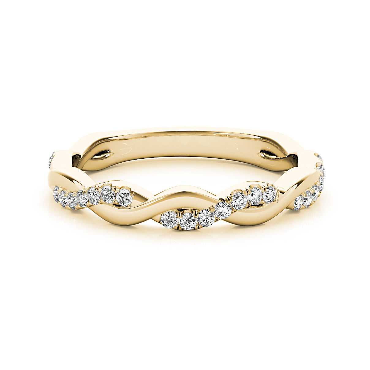 Petite Infinity Round Diamond Ring-VIRABYANI