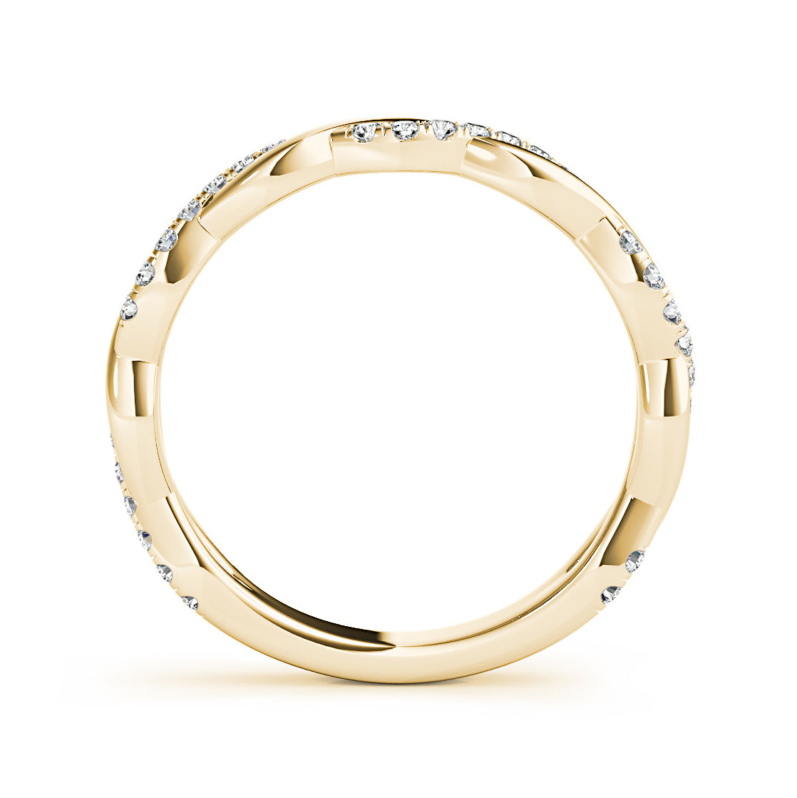 Petite Infinity Round Diamond Ring-VIRABYANI
