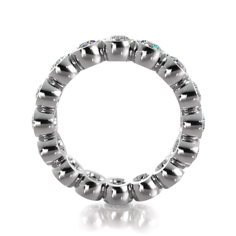 2.56 ct. Round Diamond Eternity Wedding Band-VIRABYANI