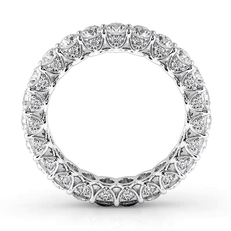 3.11 ct. Round Diamond Eternity Wedding Band-VIRABYANI