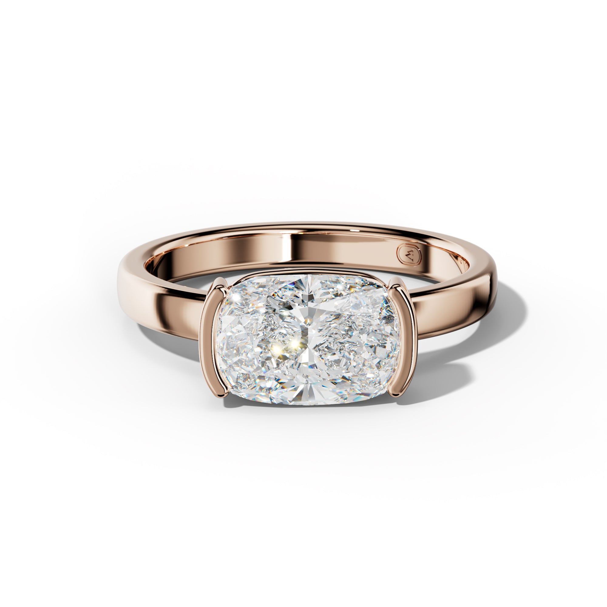 Delilah Elongated Cushion Cut  Engagement Ring