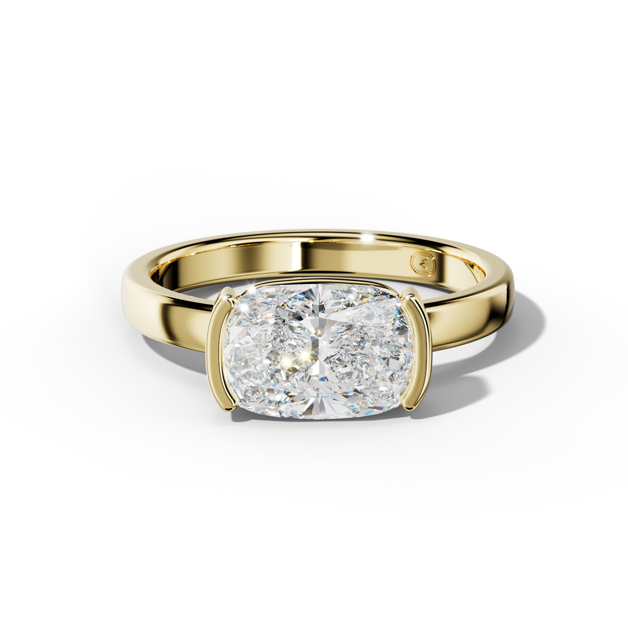 Delilah Elongated Cushion Cut  Engagement Ring