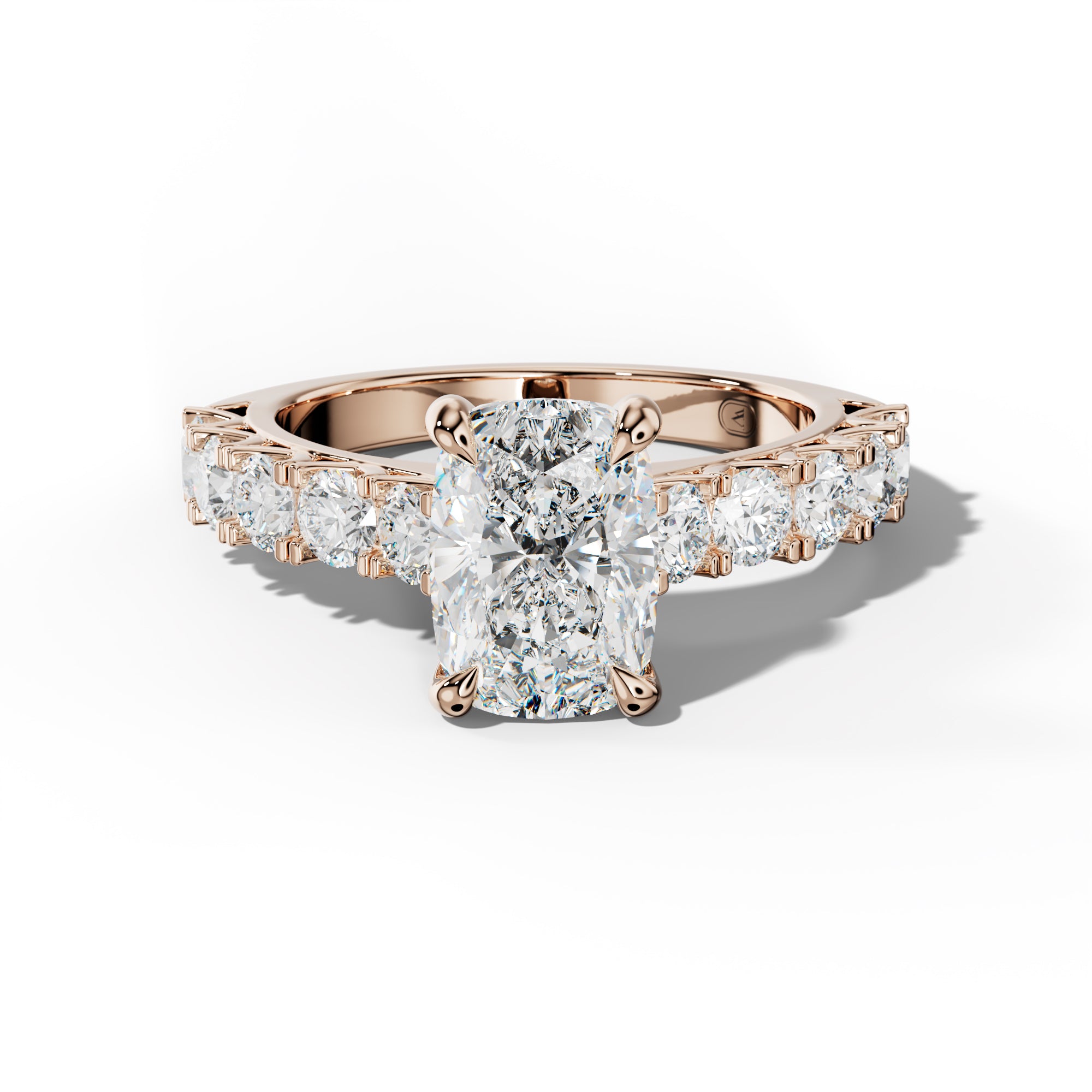 Jenna Elongated Cushion Diamond Engagement Ring