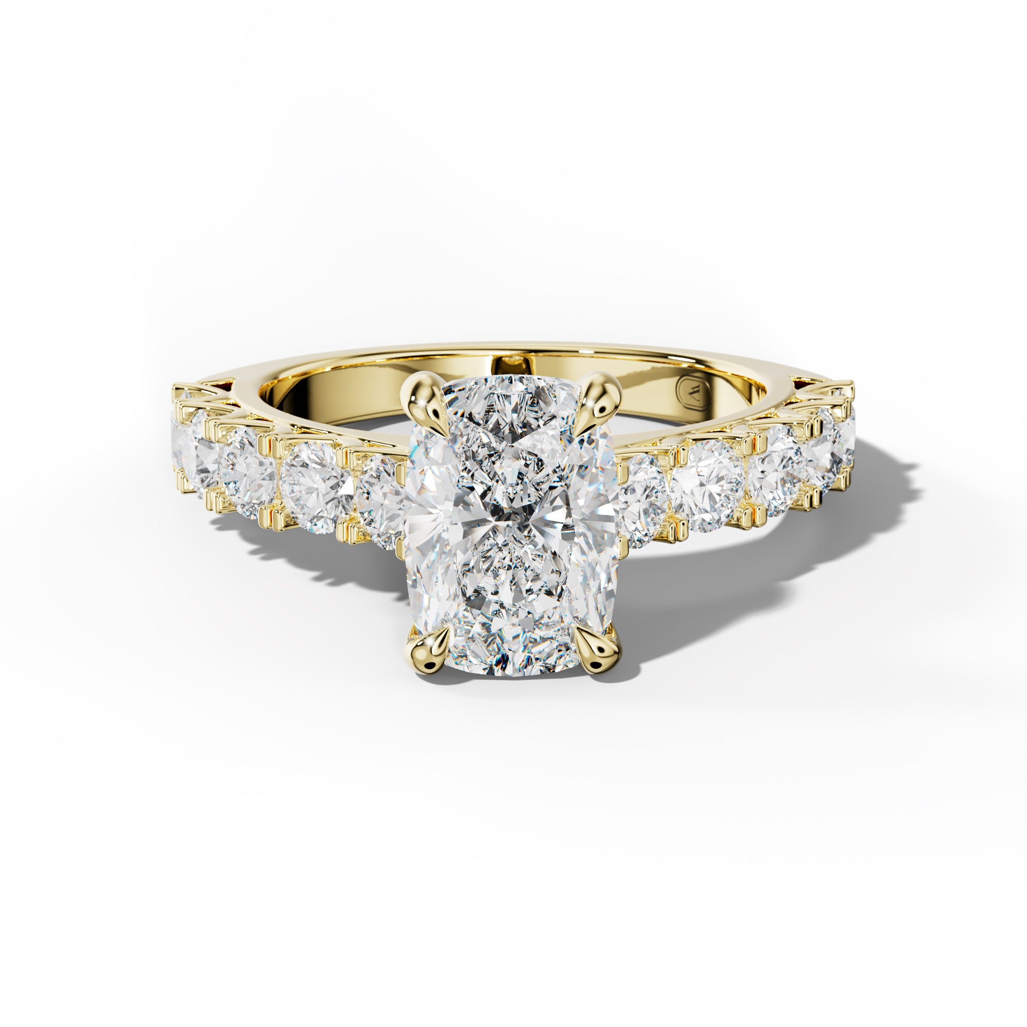 Jenna Elongated Cushion Diamond Engagement Ring