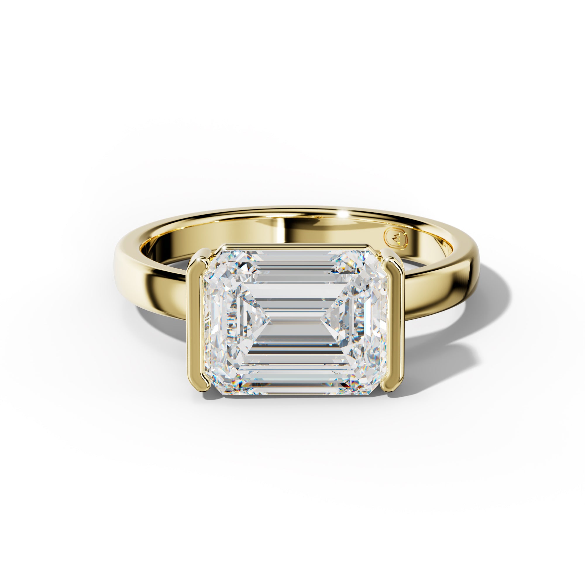 Delilah Emerald Cut Engagement Ring