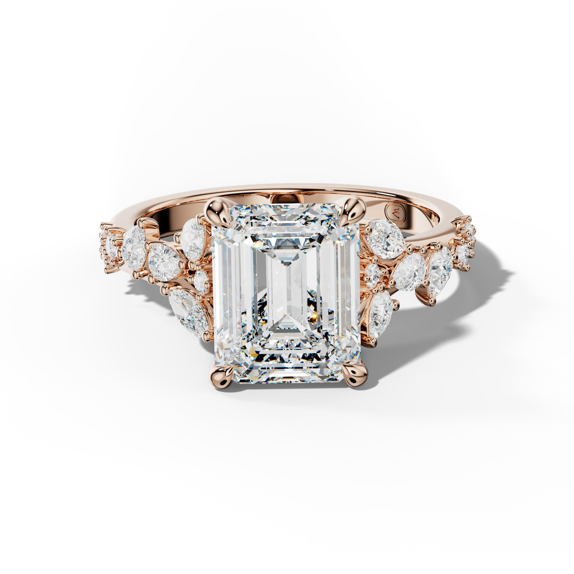 Maggie Emerald Cut Engagement Ring
