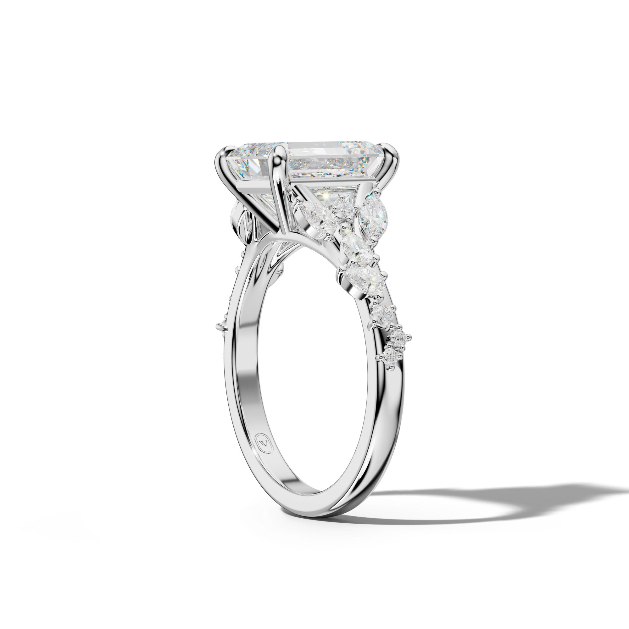 Maggie Emerald Cut Engagement Ring