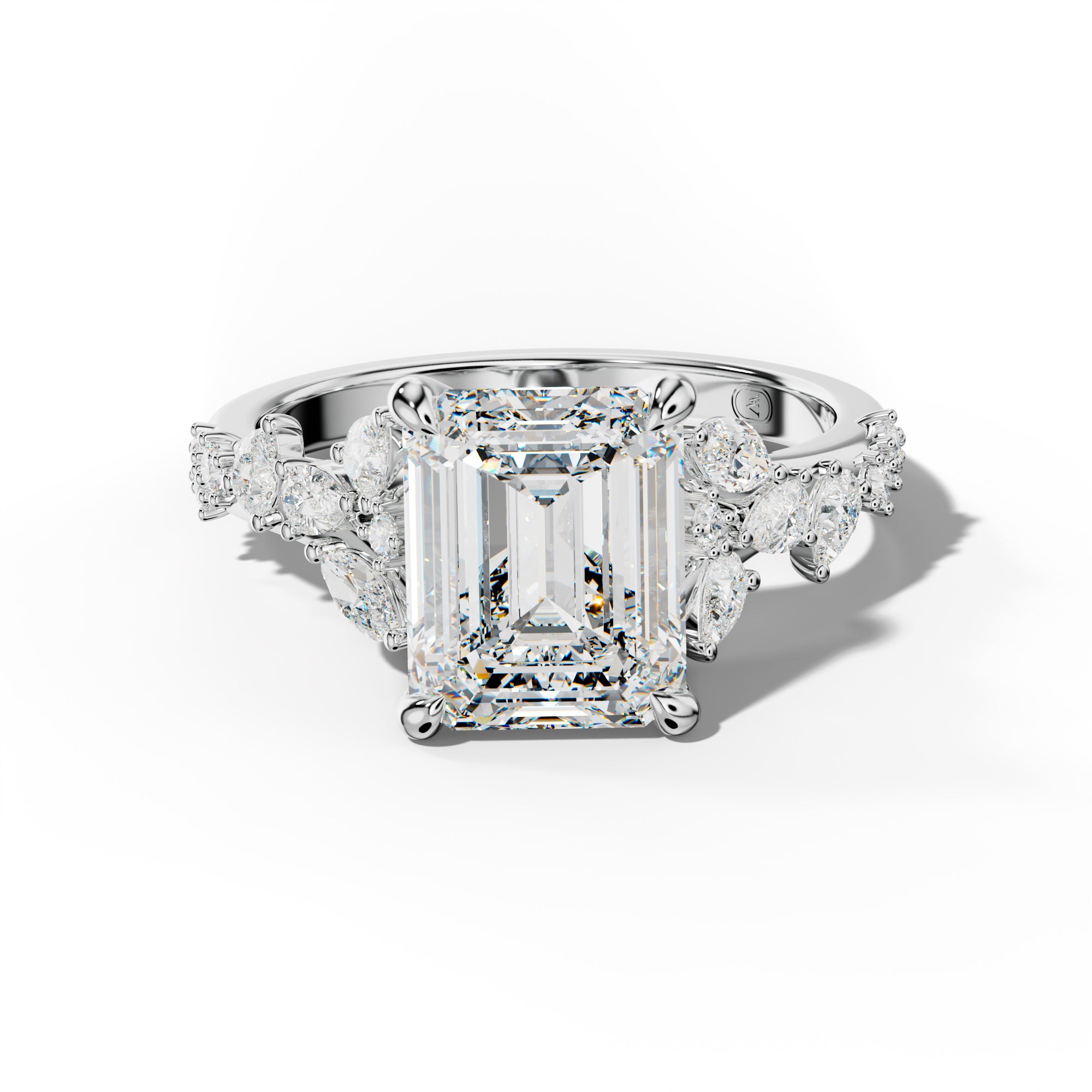 Maggie Emerald Cut Engagement Ring
