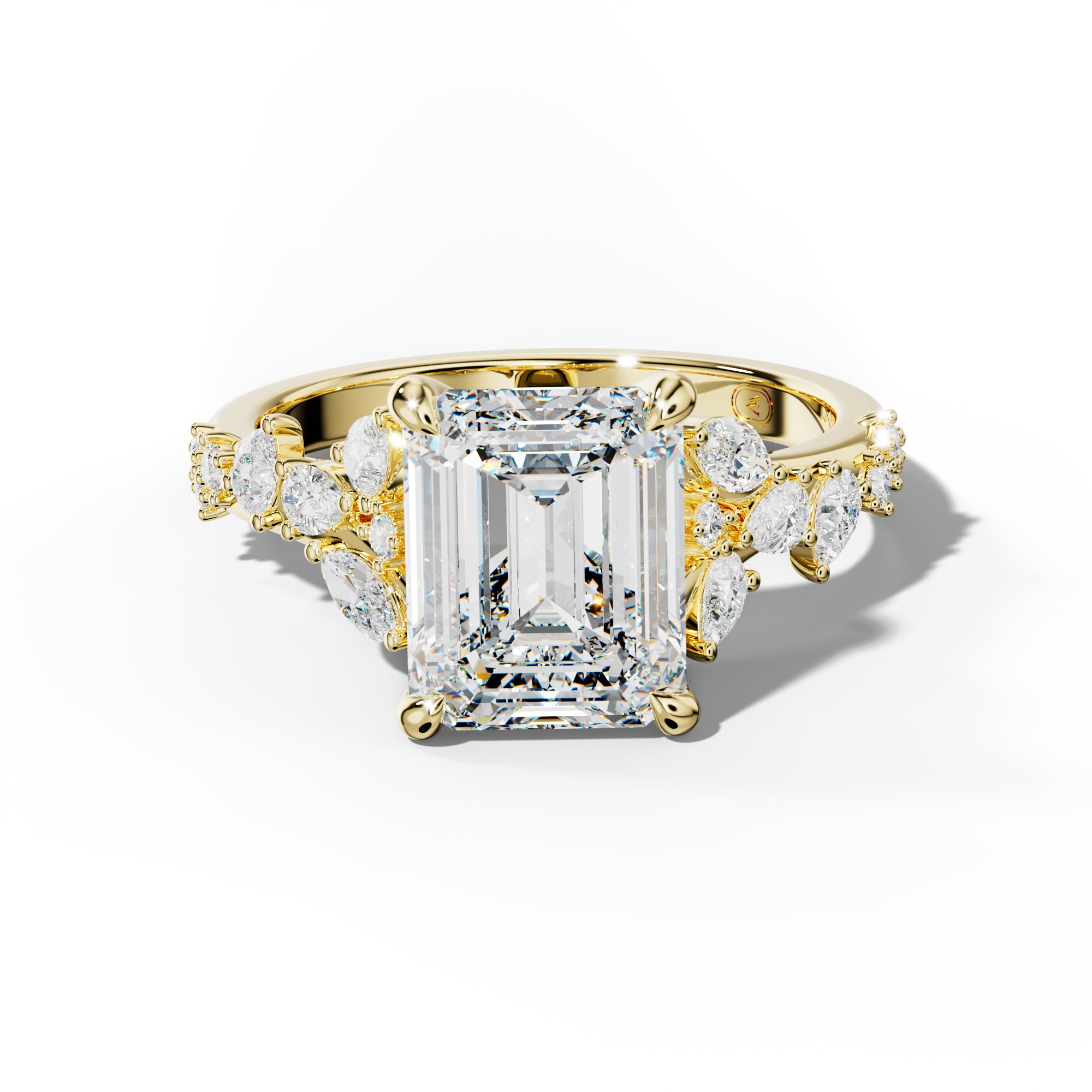 Maggie Emerald Cut Engagement Ring