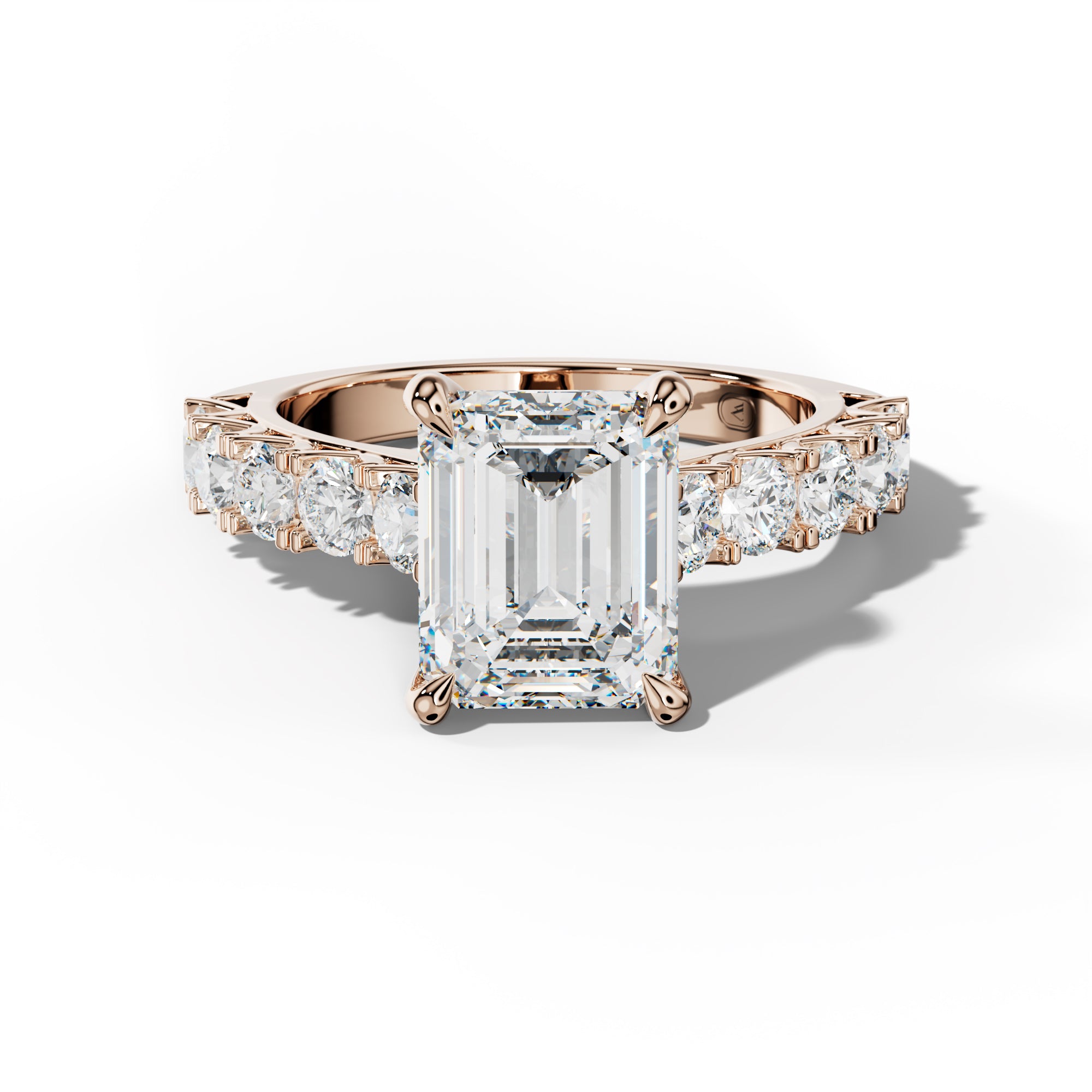 Jenna Emerald Cut Engagement Ring