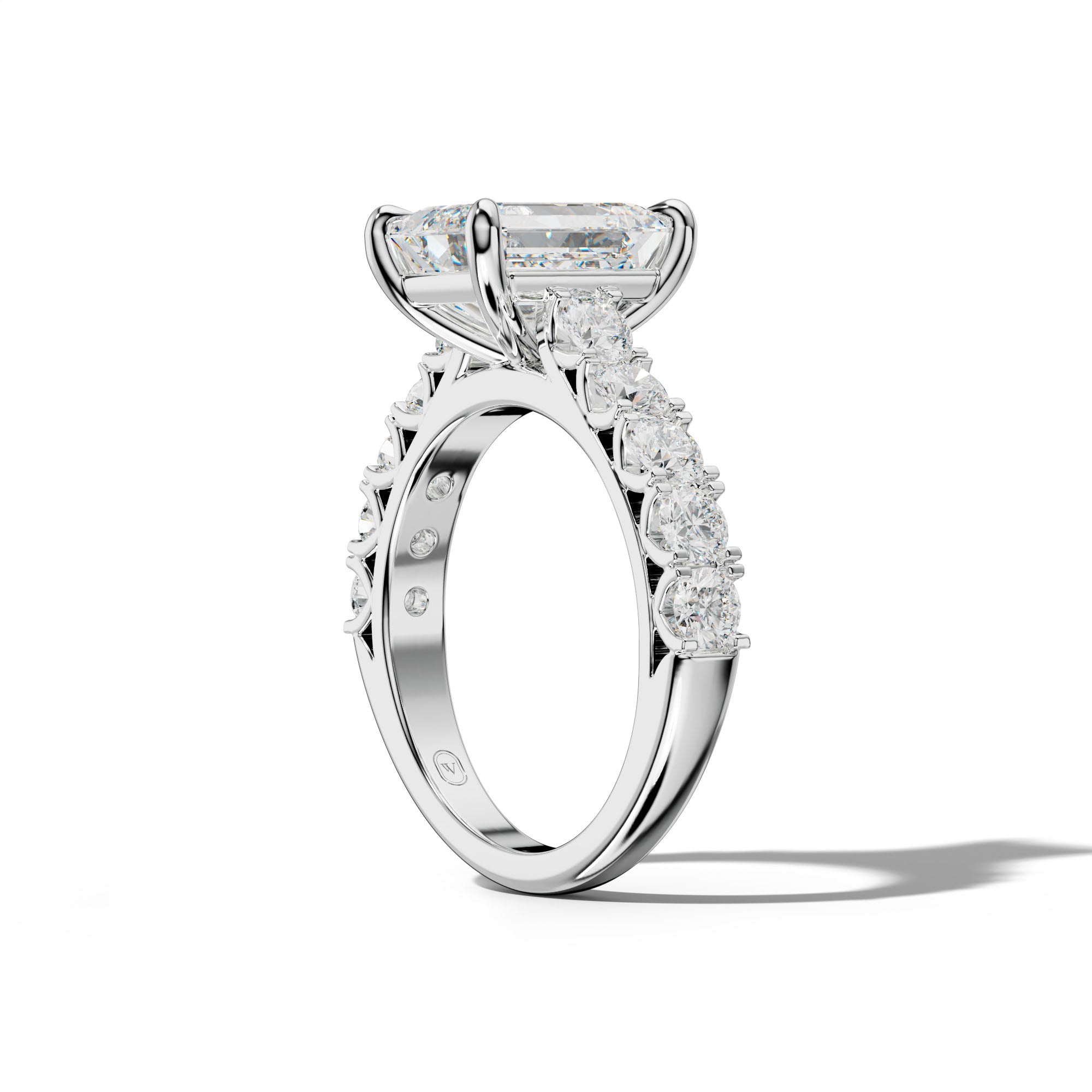 Jenna Emerald Cut Engagement Ring