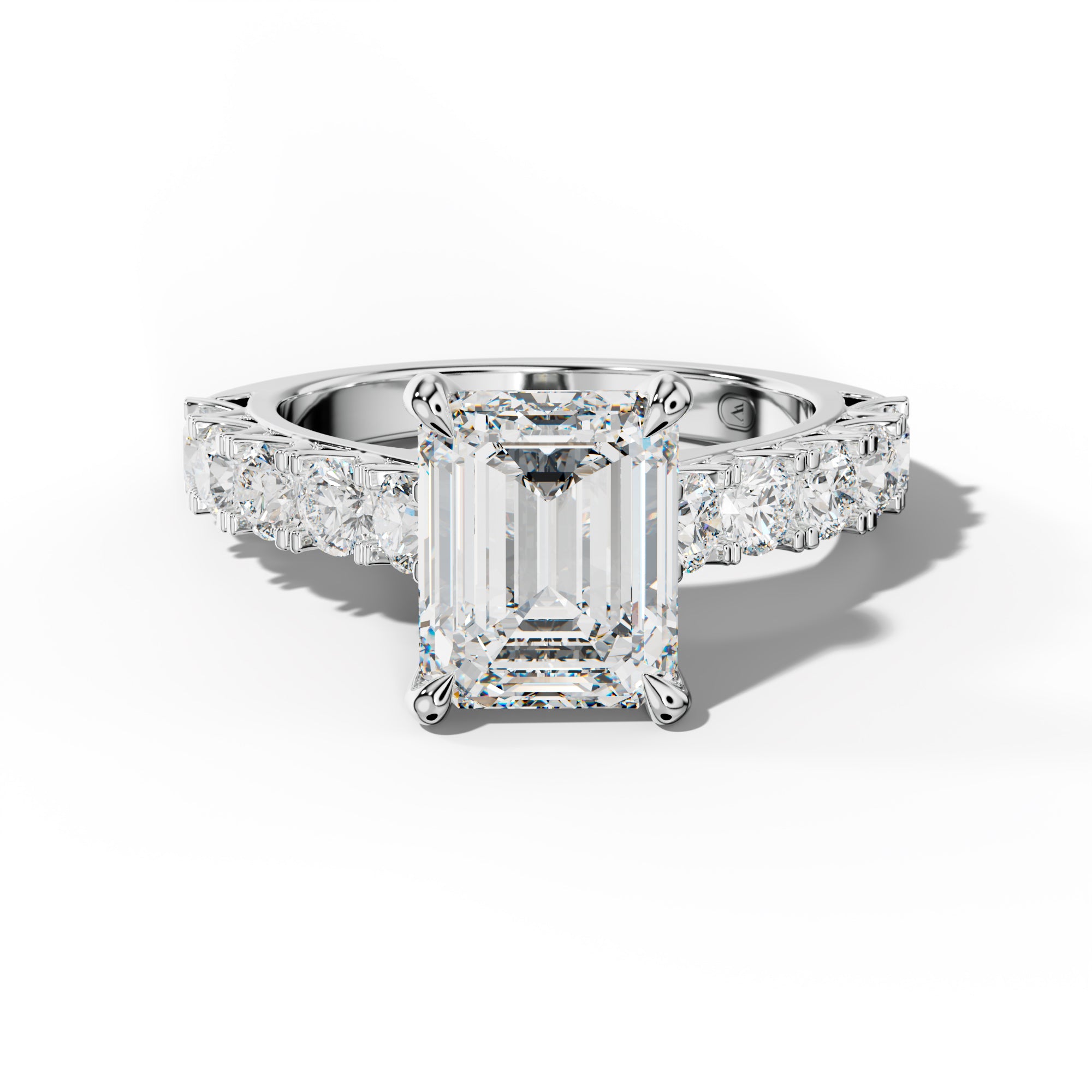 Jenna Emerald Cut Engagement Ring