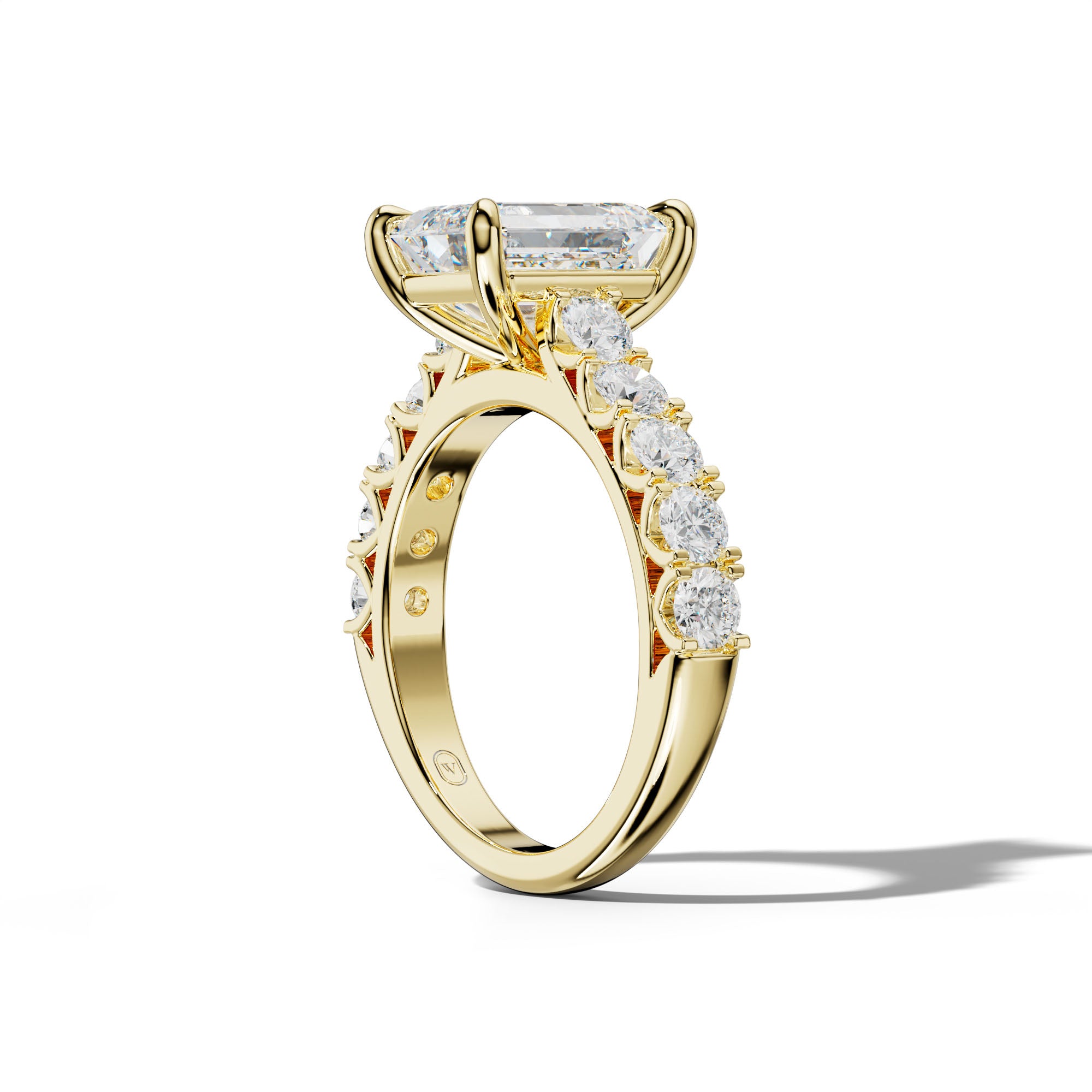Jenna Emerald Cut Engagement Ring