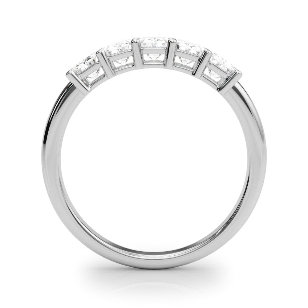 Five Stone 2.0 ct. Emerald Diamond Wedding Ring