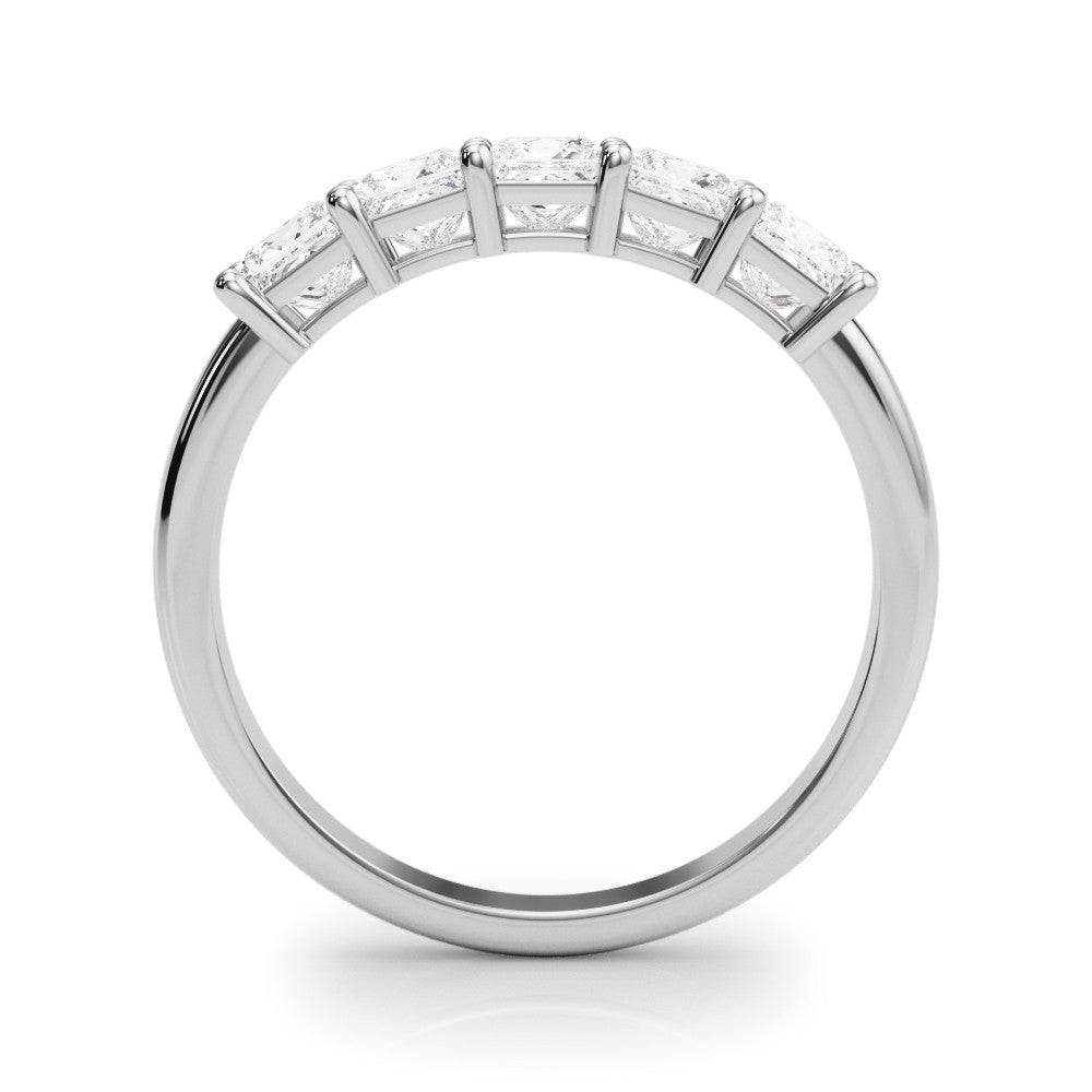 Five Stone 2.0 ct. Princess Cut Diamond Wedding Ring-VIRABYANI