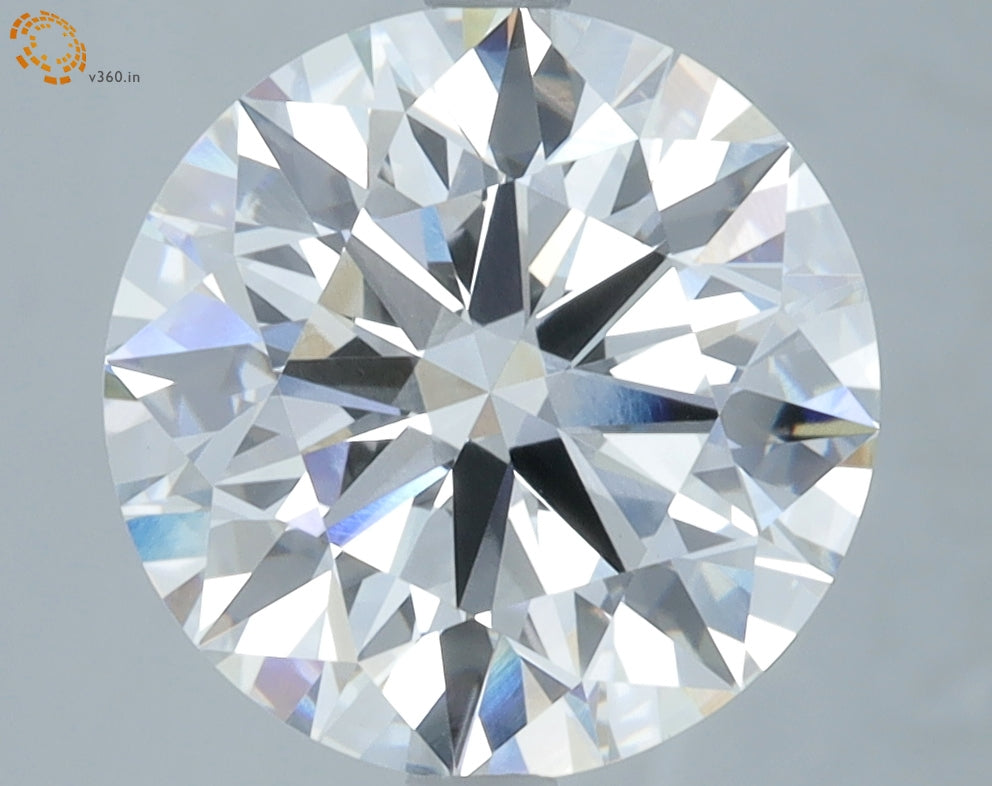 4.58 Carat F-VS1 Round Lab Diamond