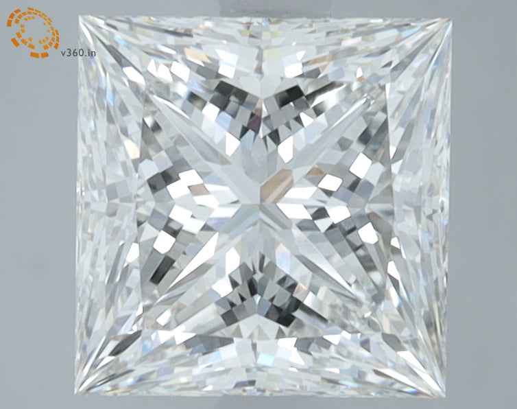 2.51 Carat G-VVS2 Princess Lab Diamond