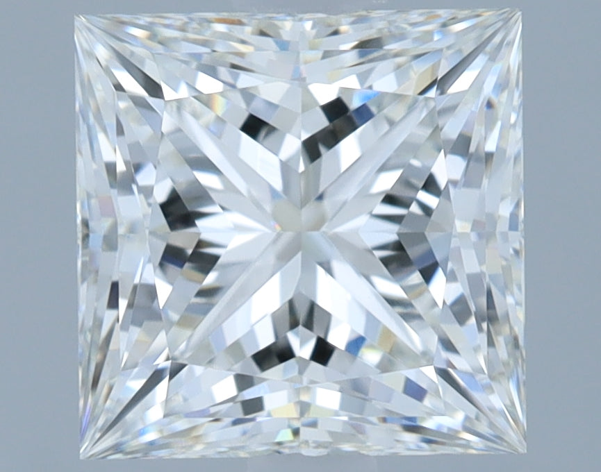 1.84 Carat G-VVS2 Princess Lab Diamond