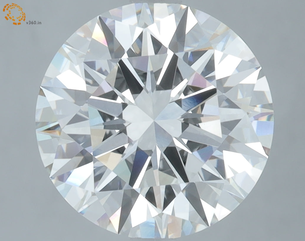 5.09 Carat G-VVS2 Round Lab Diamond