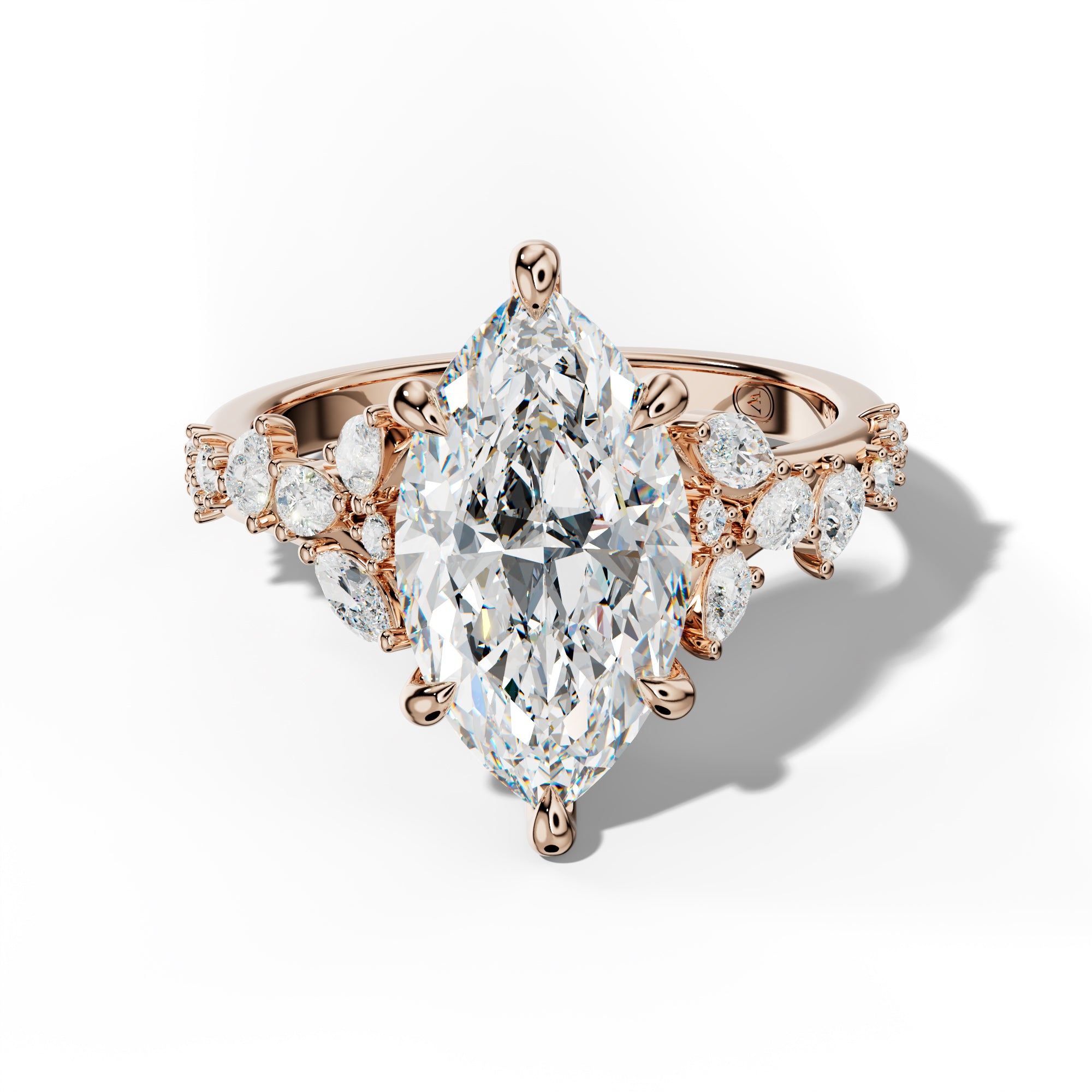 Maggie Marquise Diamond Engagement Ring