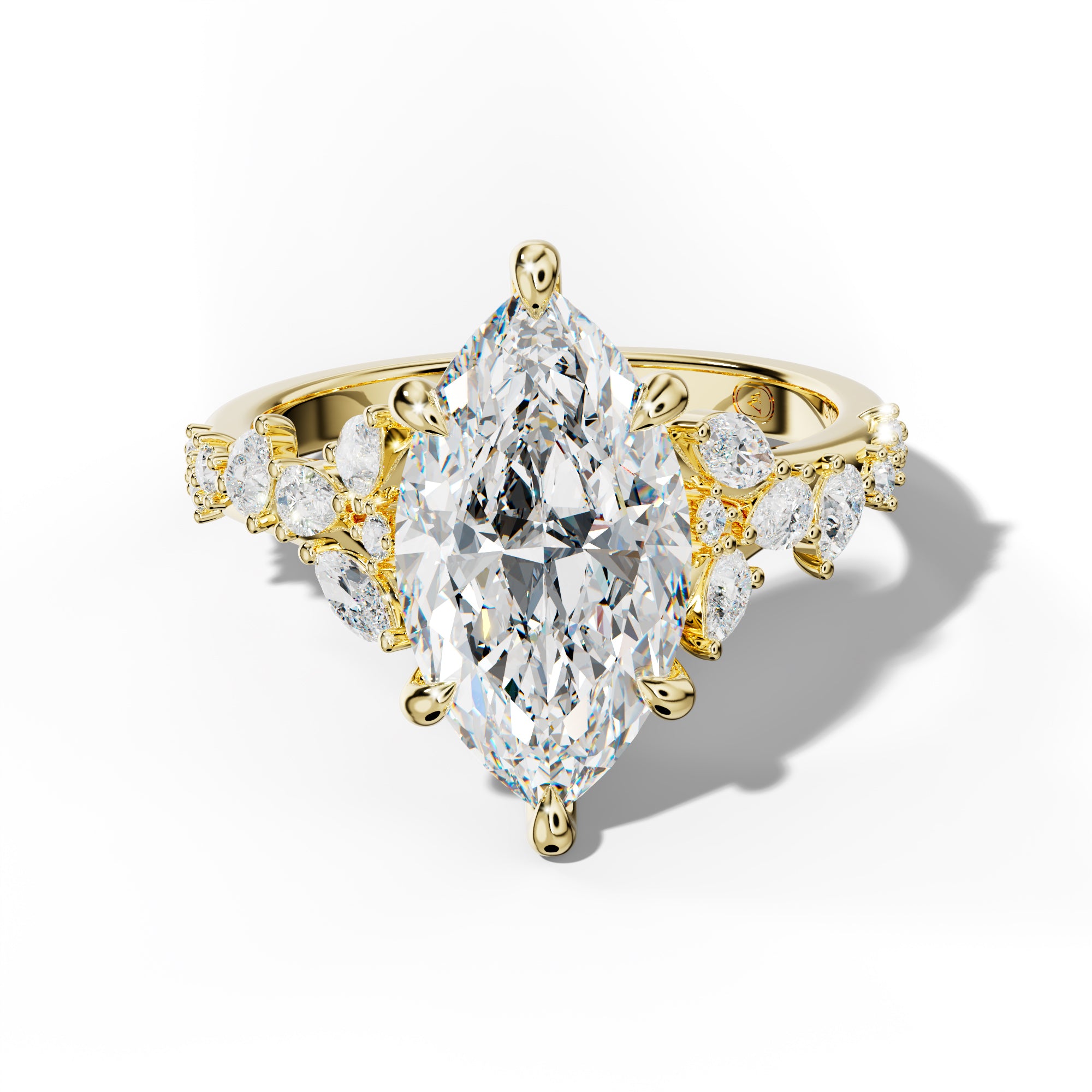 Maggie Marquise Diamond Engagement Ring